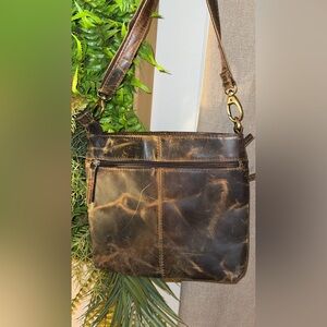 Buffalo Leather Crossbody Sling Bag Women's Purse Wallet Handbag Messenger Bags